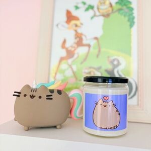 Pusheen Single Wick Candle & Unicorn Vinyl Figure Bundle 💓🐱